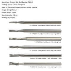 Wave Dental Carbide Surgical Burs FG SURG 2 4 557 557L 702 Long Shank High Speed