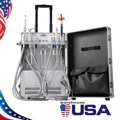 Dental Portable Delivery Unit Air Compressor Suction Strong /Weak suction 4Hole