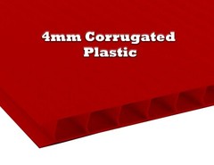 4mm Corrugated Plastic Sheets 18×24 24×36 24×48 36×36 Many Colors Coroplast Sign
