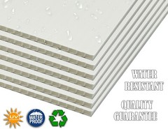 4mm Corrugated Black Plastic Sheets 18×24 24×36 24×48 36×36 Coroplast Sign SALE