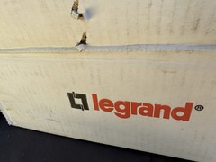 Legrand EFSB4 Evolution Series 4-Gang Rectangular Flat Screen Wall Box White