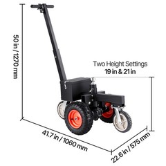 Uimoso Electric Trailer Dolly with 3600 lbs Capacity Motorized Trailer Handling