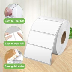 Direct Thermal Shipping Label 4×6 2×2 3×2 4×3 3×1 2.25×1.25 For Zebra Printer