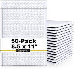 NEW 8.5×11″ White #2 Padded BUBBLE MAILERS Poly Bag Self-Seal Shipping Envelopes