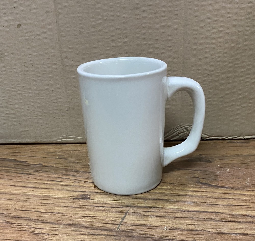 Set of 6 VERTEX CHINA Log Home Mug White 3”, 11 oz, LH-W