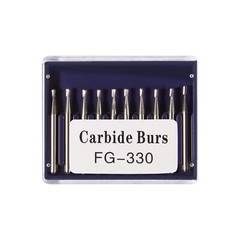 Dental Carbide Burs Tungsten Steel Bur FG # 330 Pear for High Speed Handpiece to