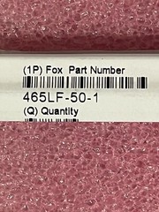 F1144ERLF-50.00MHZ 5.0V TTL CLOCK OSCILLATOR 465LF-50-1 FOX ELEC. (LOT OF 1)