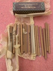 Excellent NOS 1/4” X 4” Round USA Norton India Stones MF Medium 214 You Get All