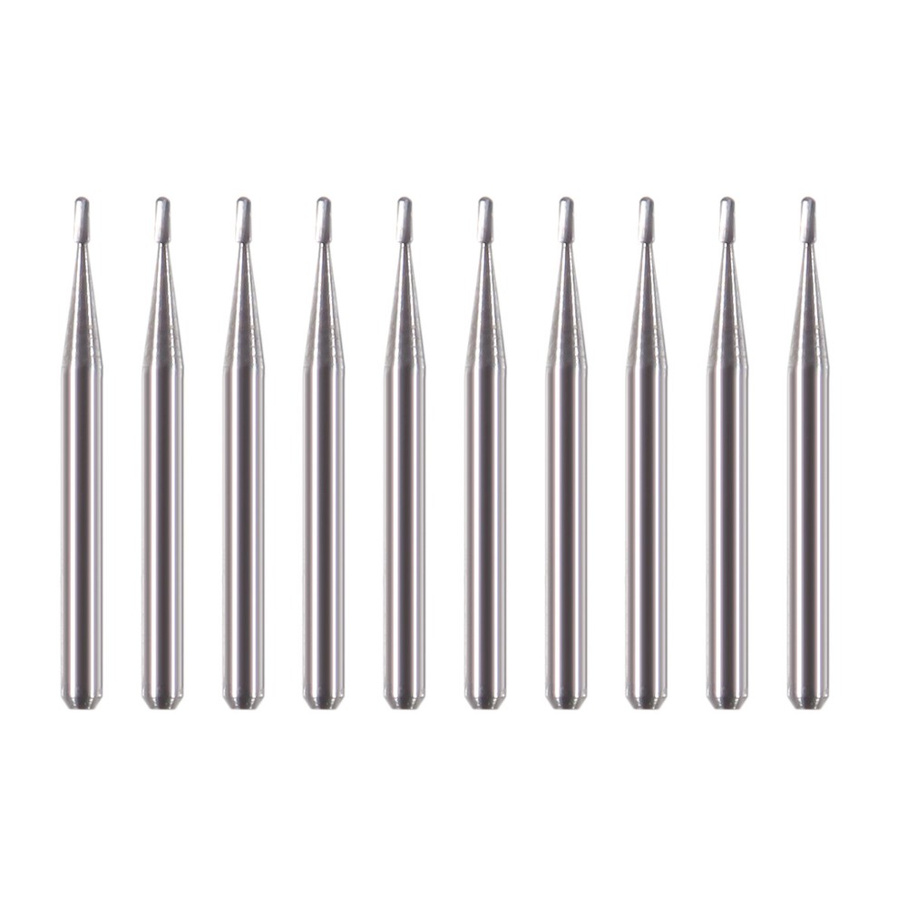 10 Pcs Dental Carbide Burs Pear-Shaped Type High Speed Tungsten Steel Bur FG329
