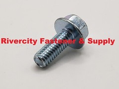 M6-1.0×16 Flange Bolts 6mm x 1.0 x 16mm Grade 10.9 Steel Screws M6x1.0 x 16