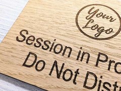 Session in Progress, Personalised Do Not Disturb Sign – Available in 4 Sizes