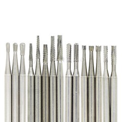 10-100 Uso Dental Acero de Tungsteno FG Fresas Carburo para Alta Velocidad Pieza