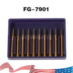 1-10 Packs Dental Carbide Burs For High Speed Handpiece FG 1 2 3 4 330 7901 7408