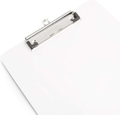 30 Pack Whiteboard Clipboards, Dry Erase Front Surface with Low Profile Clip