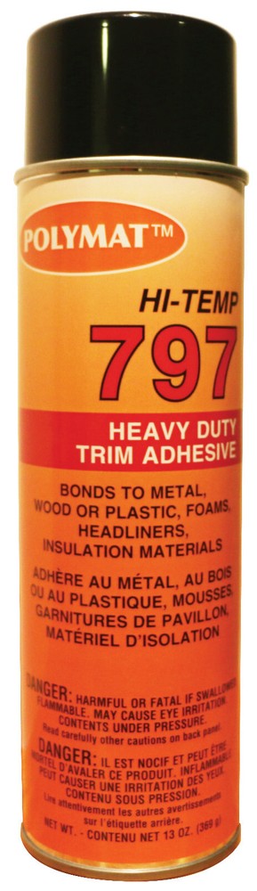 Polymat 797 High-Temp Adhesive Automotive Vehicle BODY SHOP GLUE [160F]
