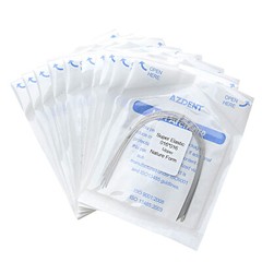AZDENT Dental Orthodontic Arch Wires Super Elastic Niti Nature Form Rectangular