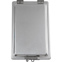 Buyers Products 5201103 Aluminum Clipboard Document Holder, Silver Plain Finish
