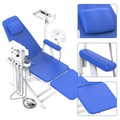 Mobile Dental Delivery Unit +Curing Light/ Dental Folding Chair Air Turbine Unit