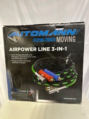 AIRPOWER 179.3012.12 3 in 1 air line hose 12 ft truck trailer 169127 145112 NEW