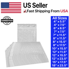 BUBBLE OUT BAGS PROTECTIVE WRAP POUCHES 4×5.5 4×7.5 6×8.5 7×8.5 10×15.5 12×15.5