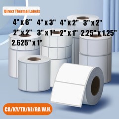 2×1 2×2 4×6 3×1 3×2 4×3 2.25×1.25 4×2 2.625×1 Direct Thermal Shipping FBA Labels