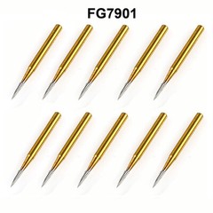 10 Pcs Dental Carbide Trimming & Finishing Burs FG7404/7406/7408/7901/7902/7903