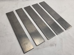 1095 Cold Rolled Carbon Steel 3/16″ x 2″ x 12″ bar, Knife Making Stock, 5 PACK
