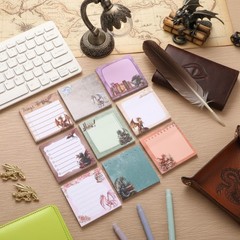 Saypacck 9 Pads Dragon Sticky Notes 3×3 Inch Cute Self Stick Notepads Notes Adhe