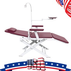 Unidad de entrega móvil dental portátil Compresor de aire Succión M4/ Silla