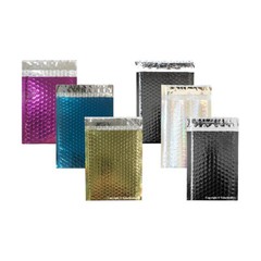 Glamour Shiny Metallic 6×10 4×8 8.5×12 Bubble Padded Mailers #0 6.5×10 #000 #2