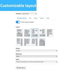 eBay Template RESPONSIVE minimalist – ebay auction template – no html required