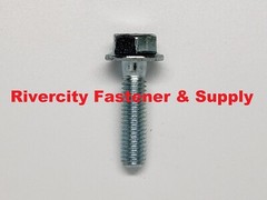 M6-1.0×25 Flange Bolts 6mm x 1.0 x 25mm Grade 10.9 Steel Screws M6x1.0 x 25