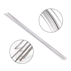 AZDENT Dental Ortho Lingual Retainer Wire Flat Strand Stainless Steel 10Pcs/Pack