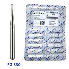 10-100pcs FG330 Dental Pear Carbide Bur High Speed 19mm Friction Grip Drill Bits