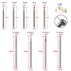 Dental Oral Surgical Bur Carbide Round Straight Taper Fissure Pear FG SURG