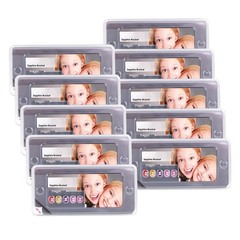 AZDENT Dental Orthodontic Sapphire Bracket Ceramic Braces Roth/MBT 022 Hooks 345