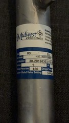 Midwest Cryogenics 15 ft VJ LN2 Hose w/ Separator | Buyer Pays Ship