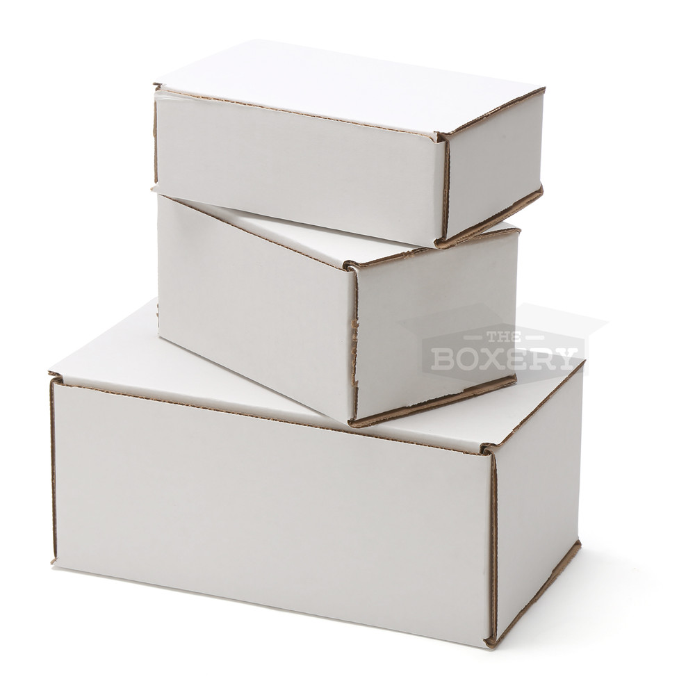 White Corrugated Mailers – The Boxery