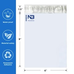 Poly Mailers Shipping Bags – 6×9 7.5×10.5 9×12 10×13 12×15.5 14.5×19 19×24 24×24