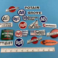 Big Sticker Lot USS United States Steel AB American Bridge Ironworker Carpenter