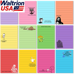 12 Pcs Funny Sticky Notes For Work Sarcastic Notepads Coworker Gifts