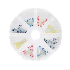 200 Pcs Dental Fiber Post Glass Quartz Teeth Restorative Posts 1.0 1.2 1.4 1.6mm