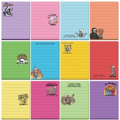 12 Pcs Funny Sticky Notes for Work 4×3 Inches Sarcastic Self Adhesive Notepad…