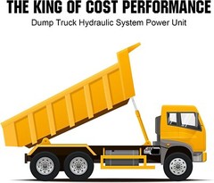 15 Quart Double Acting Hydraulic Pump Dump Trailer 12V DC Unit Pack Power Unit