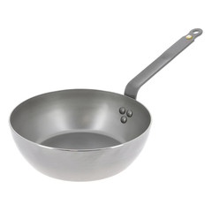 De Buyer Mineral B Carbon Steel Country Fry Pan – 9.5 Diameter 6.5 Cooking