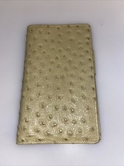 VTG Pigskin leather Pocket Day Planner Wallet/Checkbook senior Sz made canada