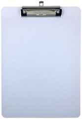 Clipboard Dry Erase Surface Low Profile Clip Whiteboard Single (Pack of 1)