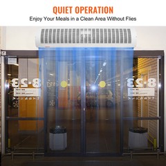 VEVOR Commercial Indoor Air Curtain 48″ Door Air Curtain 2 Speeds 1650CFM