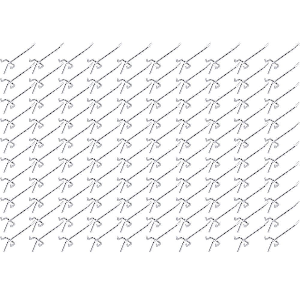 100 PC PEG Board Hooks 4 inch Pegboard Hooks 4″ Length Wholesale Lot