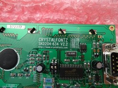 CRYSTALFONTZ SKD204-634 V2.2 CHINA / NOS / SEE ALL INFO / FS / 3ABN_Z2
